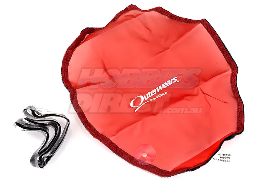 Outerwears Red Traxxas Slash 4x4 Pre Filter Chassis Cover image 21995