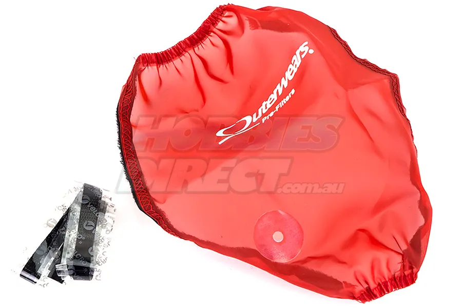 Outerwears Red Traxxas Stampede 4x4 Pre Filter Chassis Cover image 21997