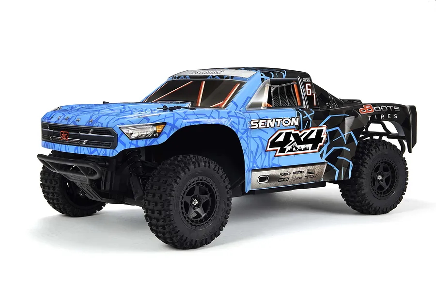 ARRMA Senton 4x4 MEGA RC Short Course Truck Electric 4WD 1/10 Scale RTR - Blue image 22058