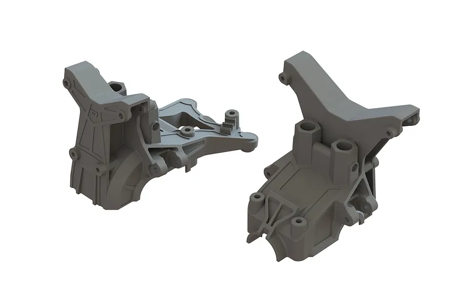 ARRMA Front &amp;amp; Rear Bulkhead, Shock Tower &amp;amp; Upper Gearbox Cover Set image 22109