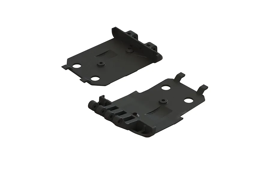 ARRMA Short Course Front &amp;amp; Rear Skid Plate Set image 22114