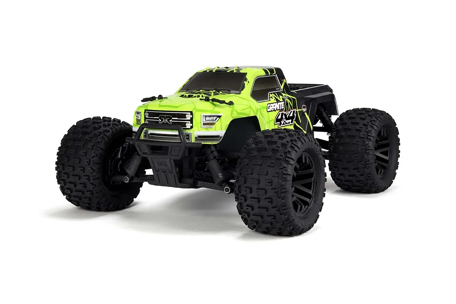 ARRMA 1/10 GRANITE 4x4 Green &amp;amp; Black Painted Body Shell image 22120
