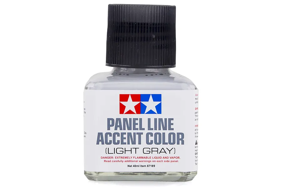 Tamiya Light Grey Panel Line Accent Colour Paint 40ml image 22132