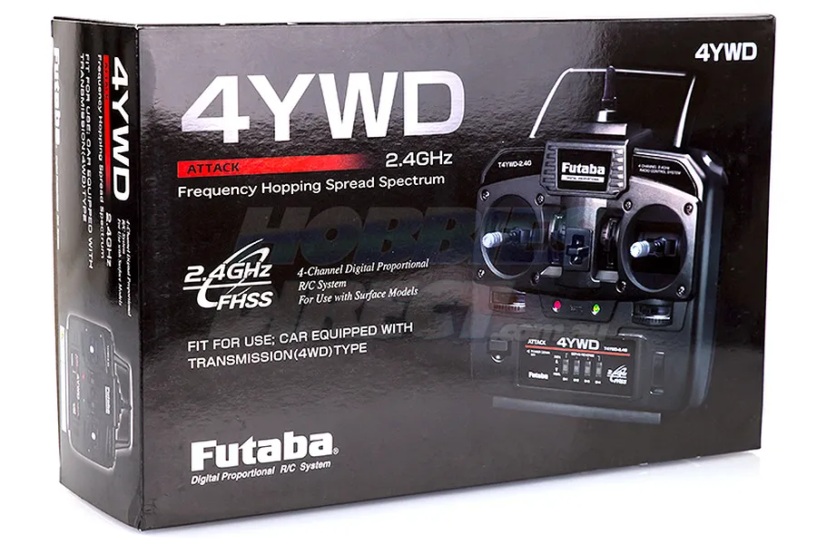 Futaba 4YWD 2.4Ghz 4ch Radio w/ Receiver image 22315