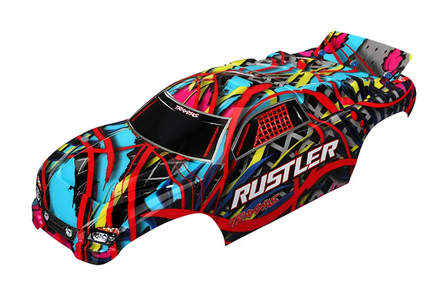 Traxxas Rustler Hawaiian Painted Body Shell image 22425