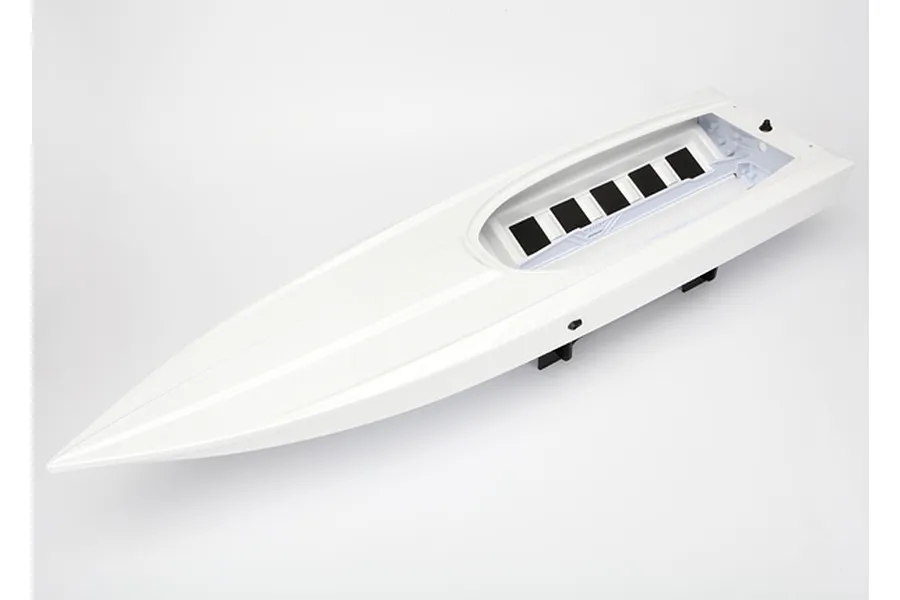 Traxxas White Spartan Boat Complete Hull image 22429
