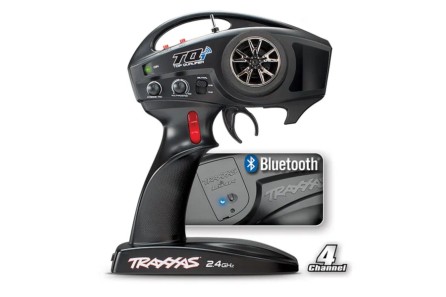 Traxxas TQi 2.4Ghz 4ch Radio w/ Bluetooth &amp;amp; TSM Receiver image 22440