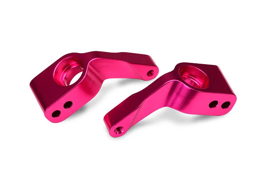 Traxxas Pink Aluminium Rear Hubs 2Pcs w/ Rubber Shielded Bearings image 22493