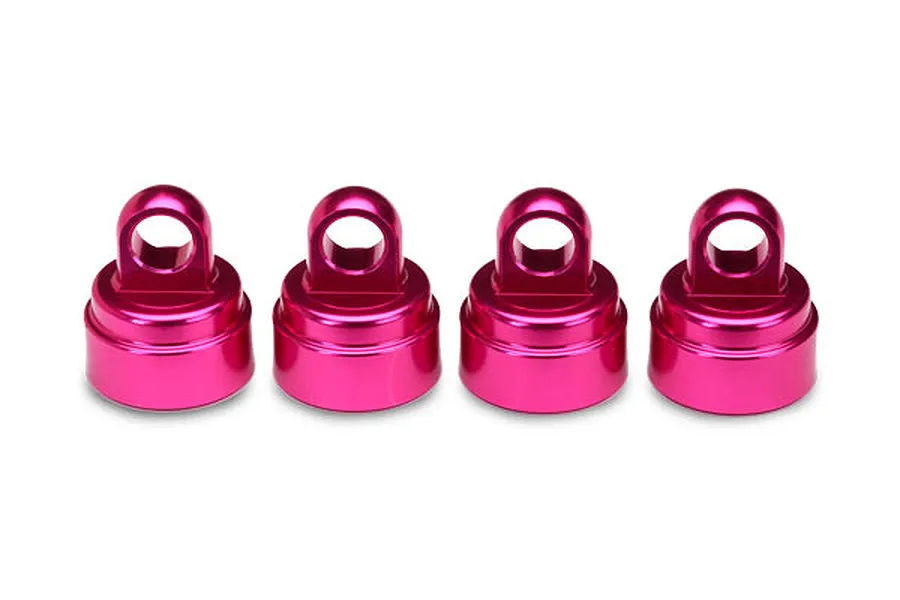Traxxas Pink Aluminium Shock Caps 4Pcs (fits all Ultra Shocks) image 22496
