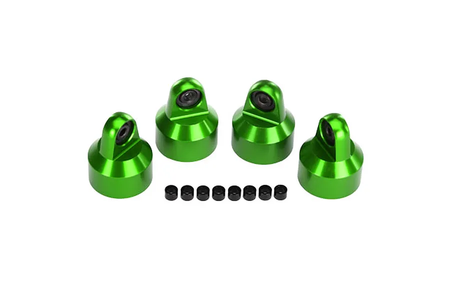 Traxxas Green Aluminium GTX Shock Caps w/ Spacers image 22504