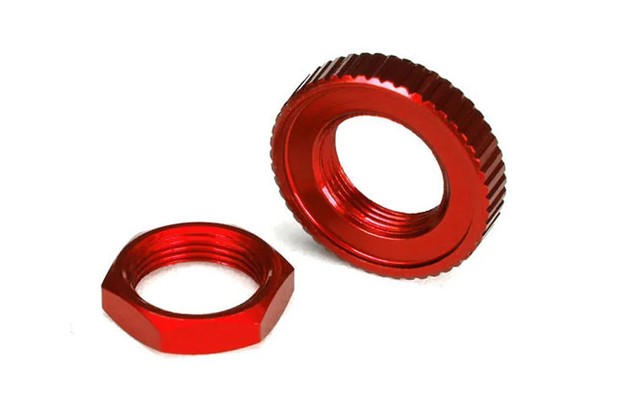 Traxxas 4-Tec 2.0 Red Aluminium Servo Saver Nuts image 22538