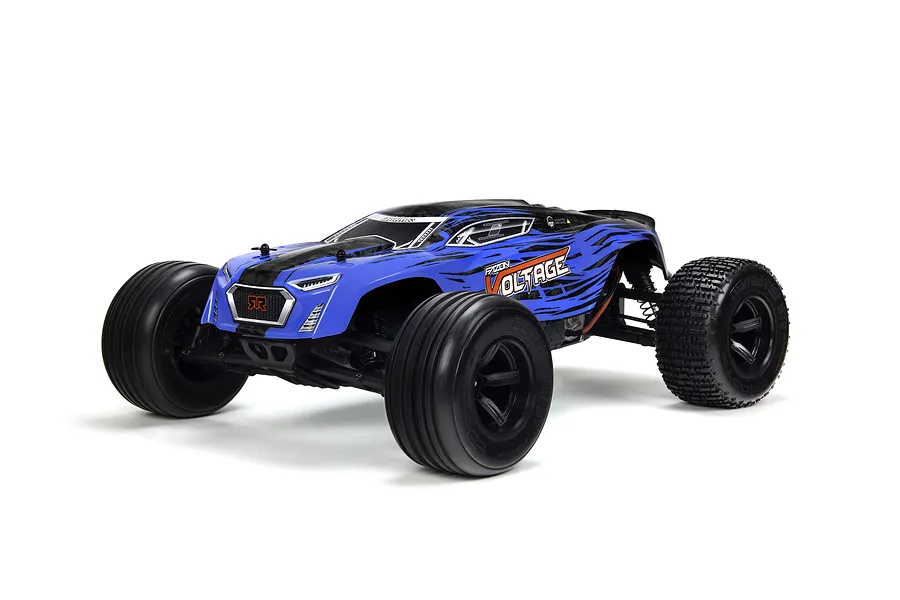 ARRMA Fazon Voltage RC Monster Truck Electric 1/10 Scale RTR - Blue image 22592