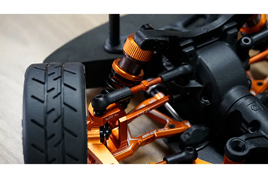 Yeah Racing HPI RS4 Orange Aluminium Linkage Set image 22708