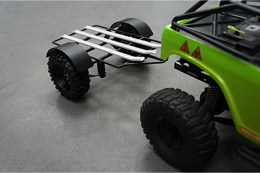 Yeah Racing 1/10 Black Steel Leaf Sprung Dirt Bike Trailer Kit image 22727