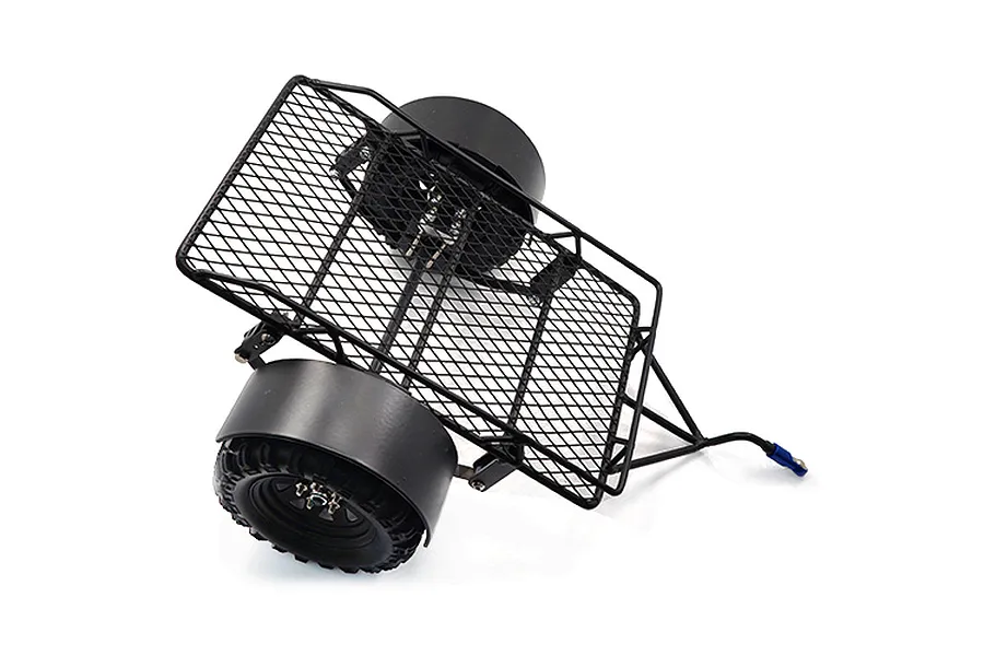 Yeah Racing 1/10 Black Steel Leaf Sprung Trailer Kit image 22730