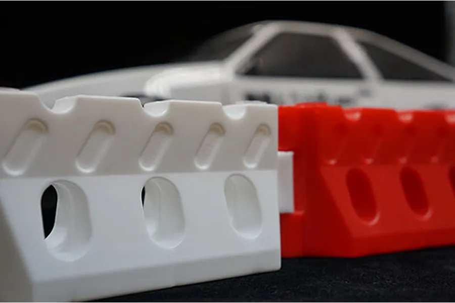 Yeah Racing 1/10 Road Safety Barrier Set 4Pcs image 22751