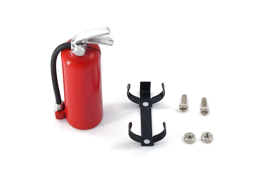Yeah Racing 1/10 Red Rock Crawler Fire Extinguisher w/ Mount Set image 22794