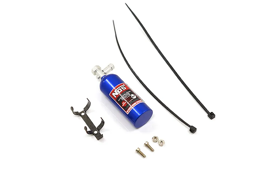 Yeah Racing 1/10 Blue Aluminium 23g Nos Nitrous Oxide Balance Weight w/ Mount image 22801