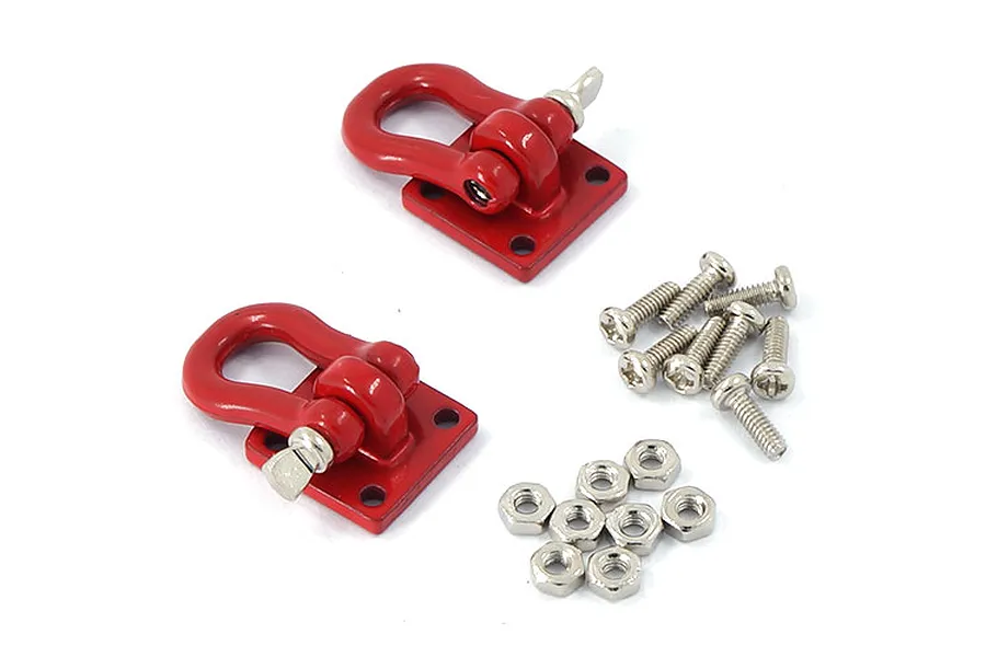 Yeah Racing 1/10 Metal Heavy Duty D Shackles w/ Mounting Bracket 2Pcs image 22859