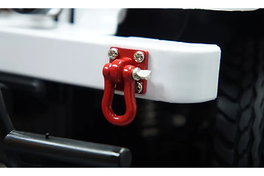 Yeah Racing 1/10 Metal Heavy Duty D Shackles w/ Mounting Bracket 2Pcs image 22861