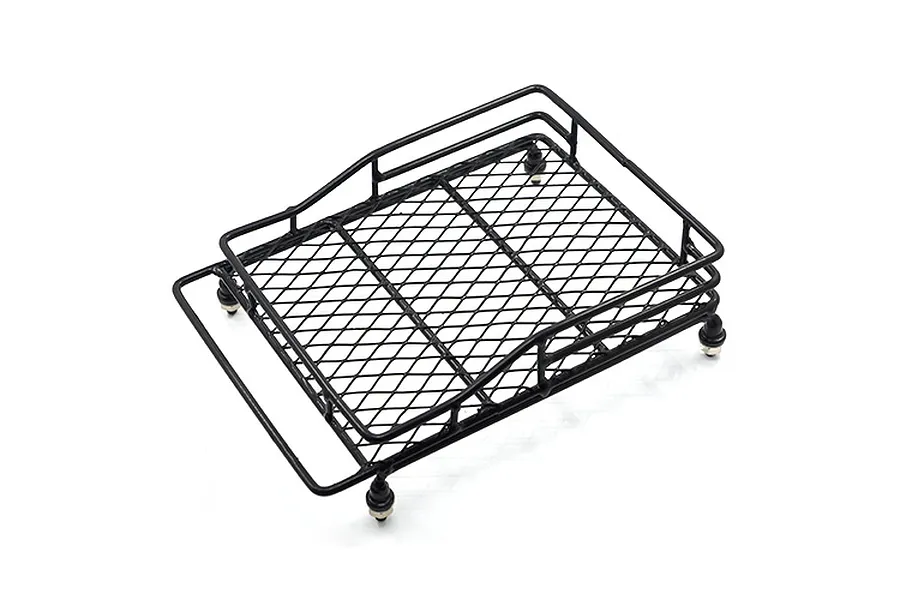 Yeah Racing 1/10 140x100mm Black Metal Roof Rack image 22921