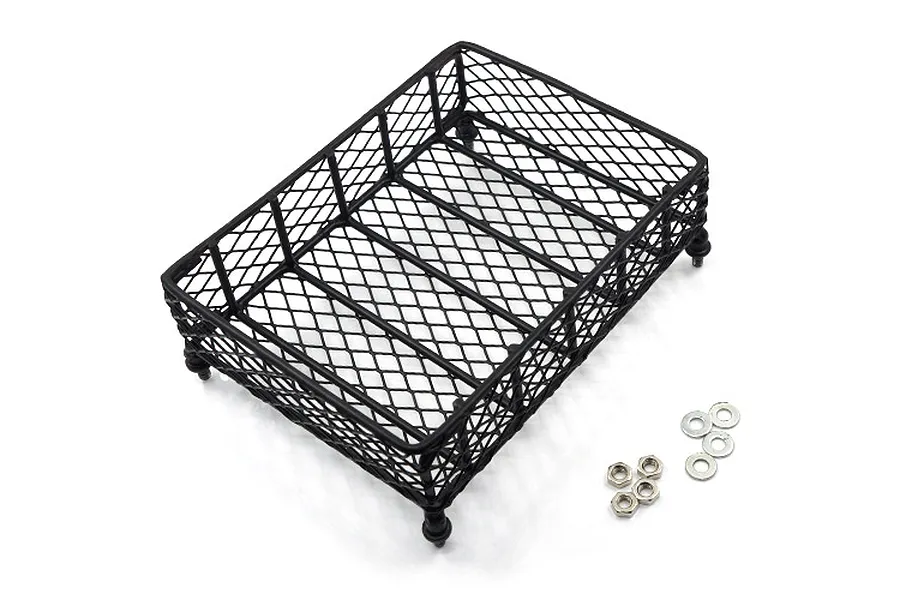 Yeah Racing 1/10 140x100mm Black Metal Roof Rack image 22924