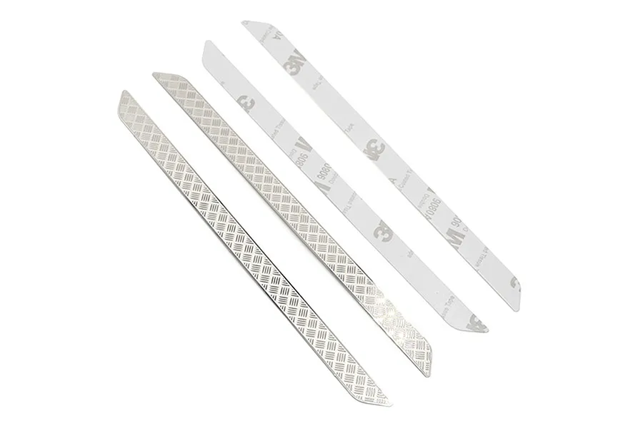 Yeah Racing TRX-4 Defender Stainless Steel Rock Rails Diamond Plate Set image 22988