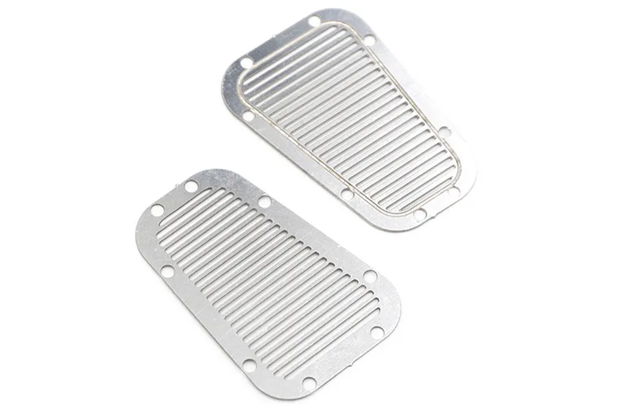 Yeah Racing TRX-4 Defender Stainless Steel Bonnet Vent Set image 22997