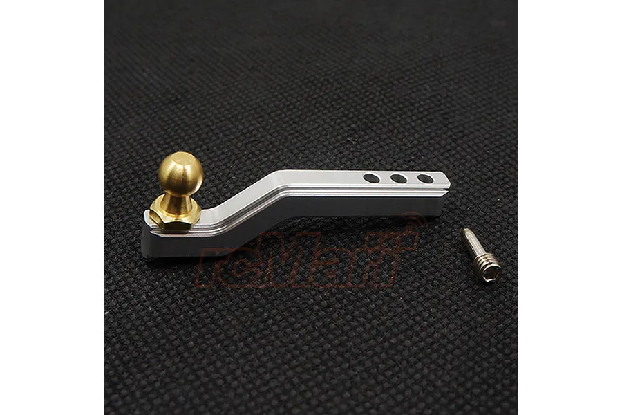 Yeah Racing Silver Aluminium TRX-4 Trailer Drop Hitch image 23012