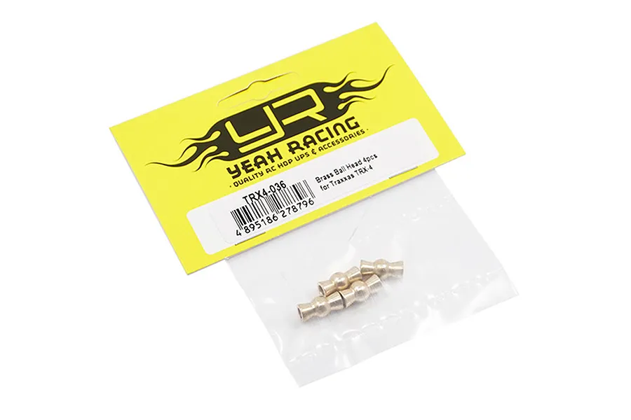Yeah Racing TRX-4 High Mass Brass Hollow Ball Set 4Pcs image 23026