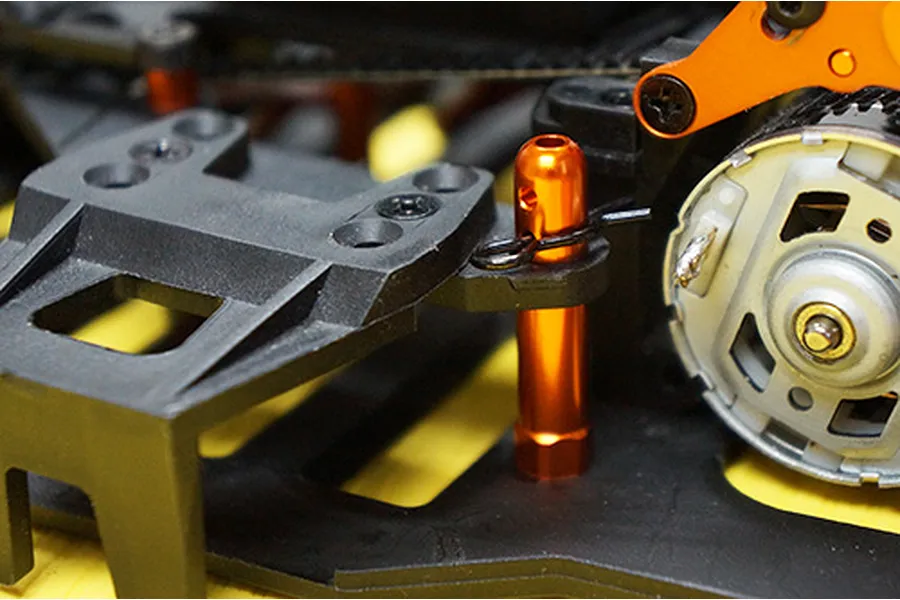 Yeah Racing HPI Sprint 2 Orange Aluminium Battery Post Set image 23136
