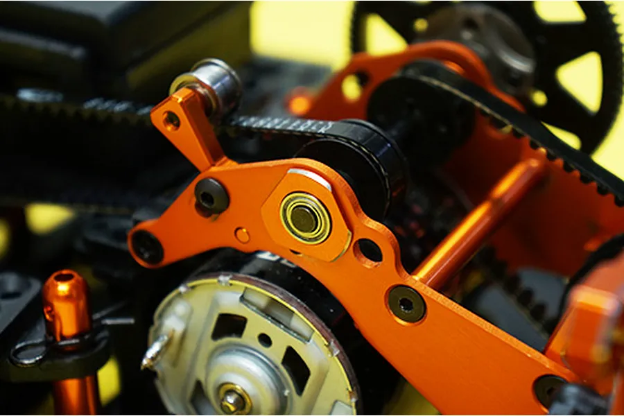Yeah Racing HPI Sprint 2 Orange Aluminium Bearing Hub 2Pcs image 23143
