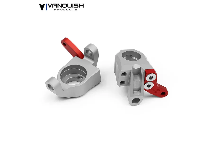 Vanquish Silver Aluminium Wraith Steering Hub Set image 23235
