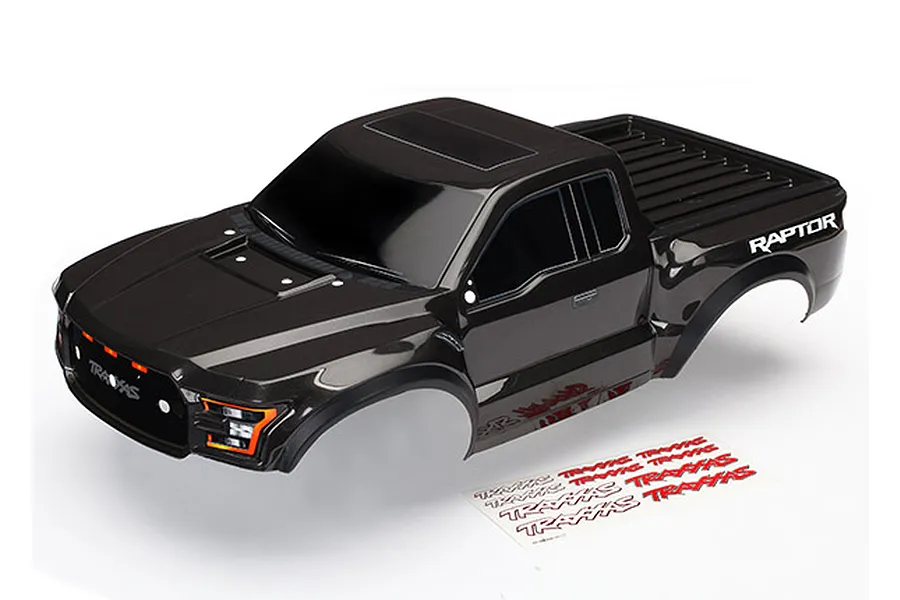 Traxxas 2017 Ford Raptor Black Painted Body Shell image 23293