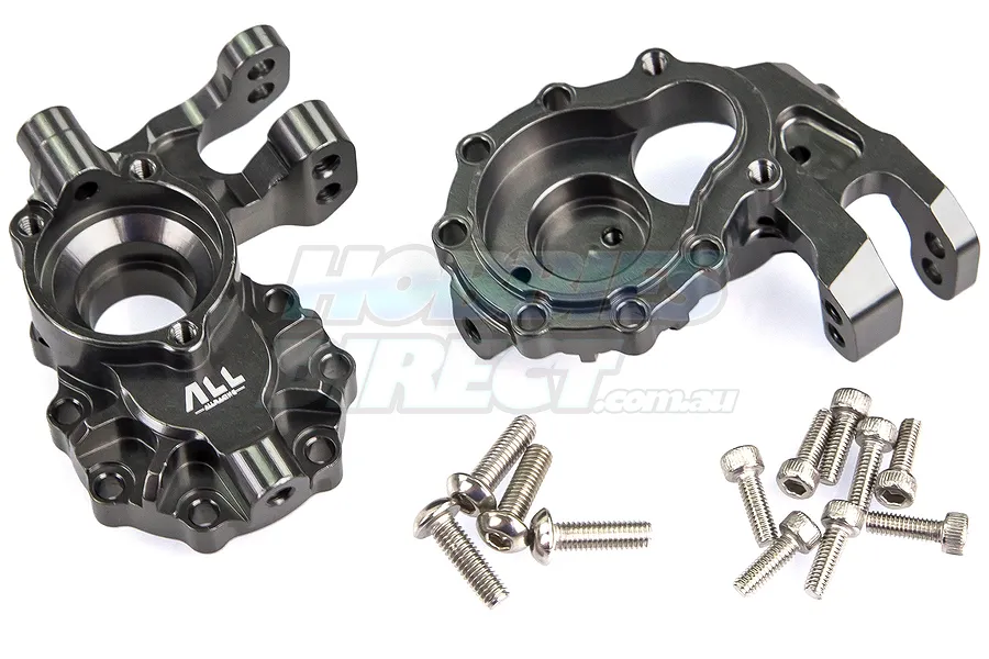 All Racing Gunmetal Aluminium TRX-4 (Left &amp;amp; Right) Front Inner Portal Drive Housing image 23312