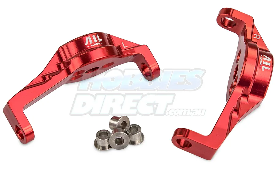 All Racing Red Aluminium TRX-4 Portal Drive Caster Blocks 2Pcs image 23359