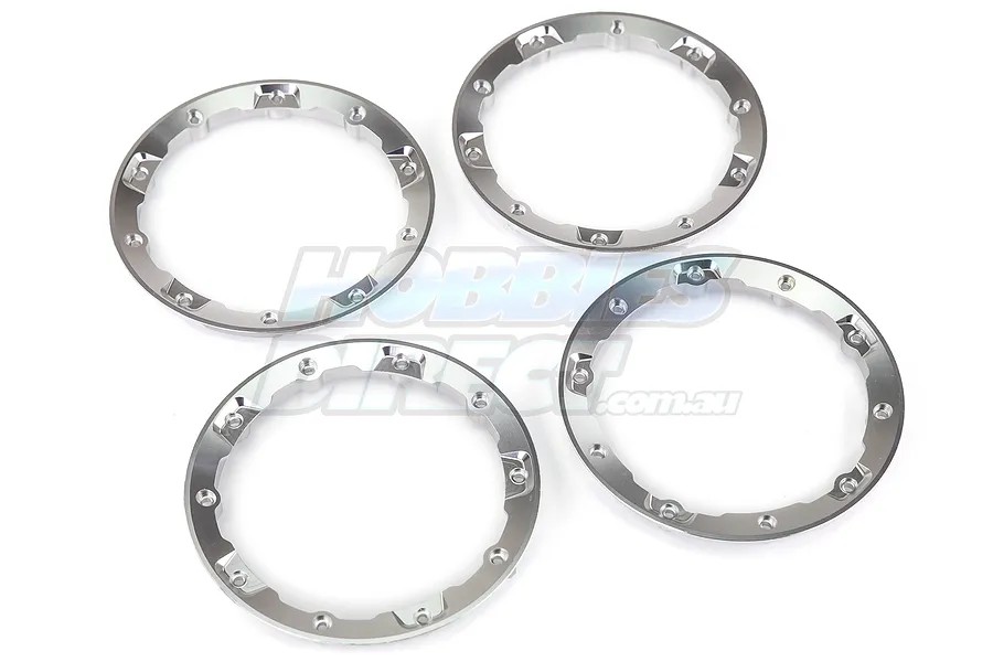 Area RC Silver Aluminium DBXL Beadlock Set image 23404