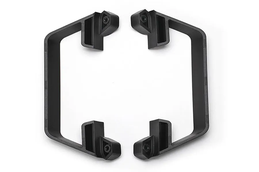 Traxxas Black LCG Chassis Nerf Bars 2Pcs image 23419