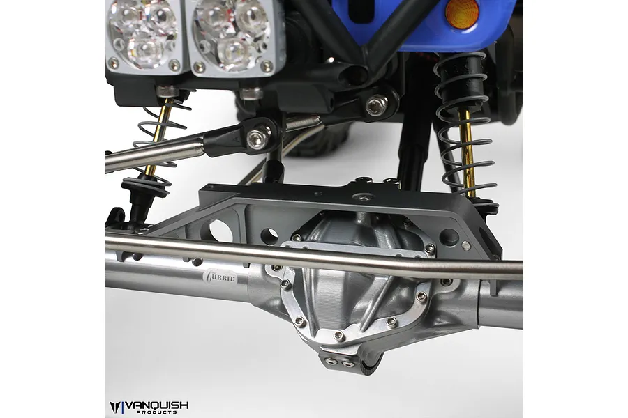 Vanquish Silver Aluminium Wraith Front Solid Currie Differential/Axle Housing image 23464