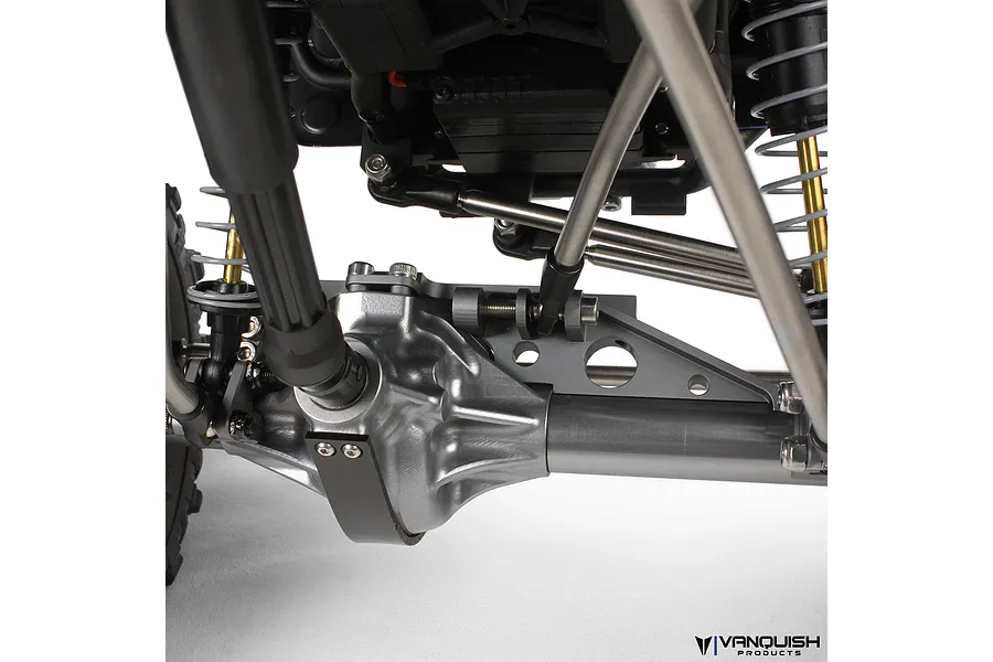 Vanquish Silver Aluminium Wraith Front Solid Currie Differential/Axle Housing image 23465