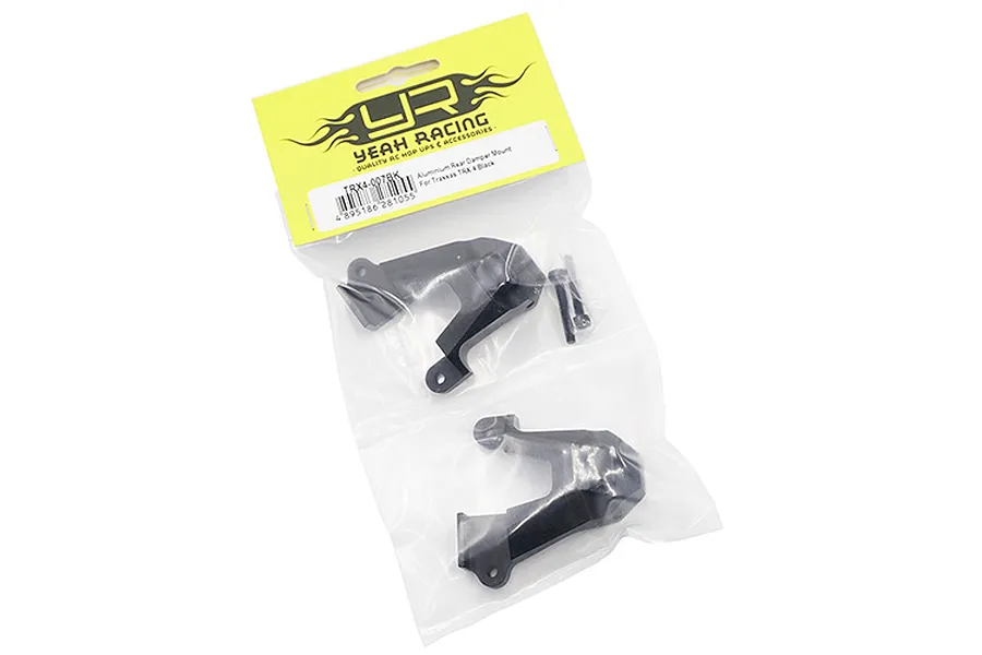 Yeah Racing TRX-4 Black Aluminium Rear Shock Tower Set image 23514