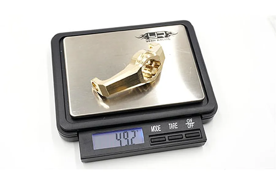 Yeah Racing TRX-4 High Mass Brass Left &amp;amp; Right Portal Drive Caster Blocks image 23523