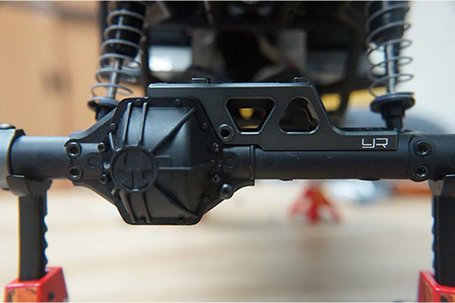 Yeah Racing Wraith Aluminium Grey Front &amp;amp; Rear Link Mounts image 3