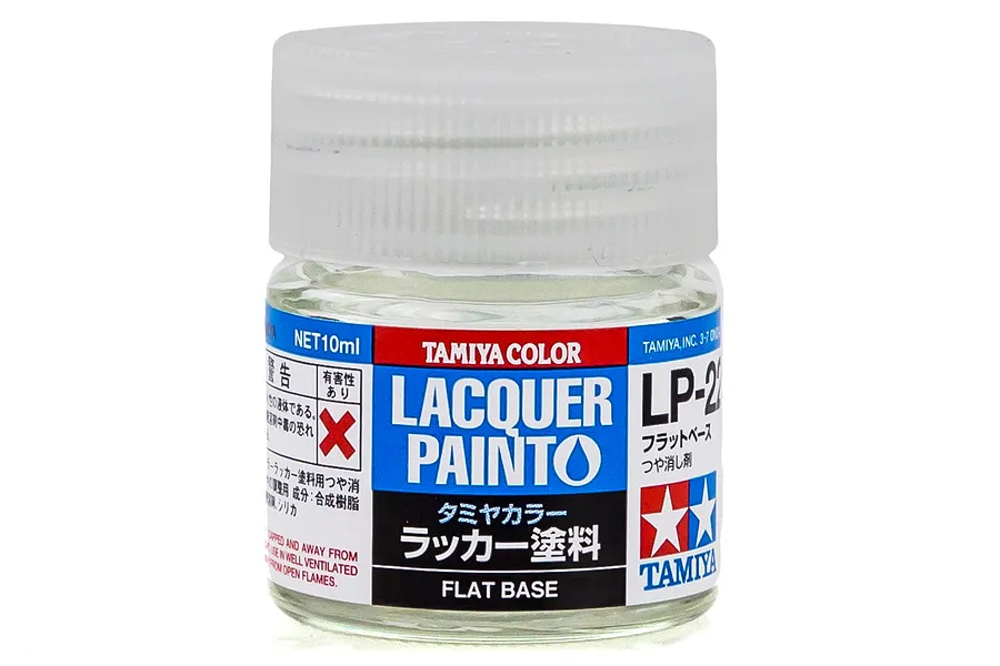 Tamiya LP-22 Flat Base Lacquer Paint 10ml image 23598