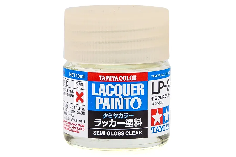 Tamiya LP-24 Semi Gloss Clear Lacquer Paint 10ml image 23600