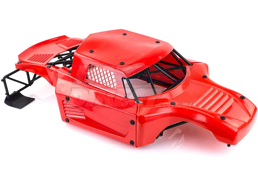 Rovan 5IVE-T Red Complete Injection Molded Panels Body Shell w/ Complete Roll Cage image 23613