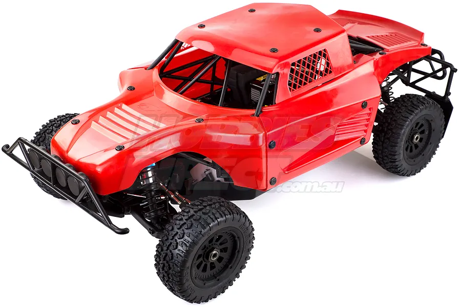 Rovan 5IVE-T Red Complete Injection Molded Panels Body Shell w/ Complete Roll Cage image 23614