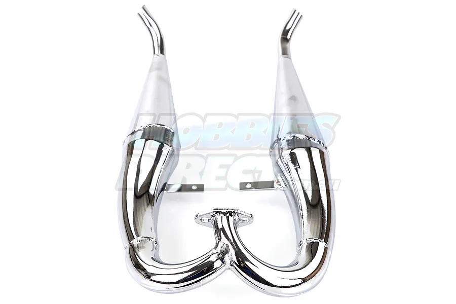 Rovan Baja Twin Side Mount Tuned Exhaust Pipe Set image 23621