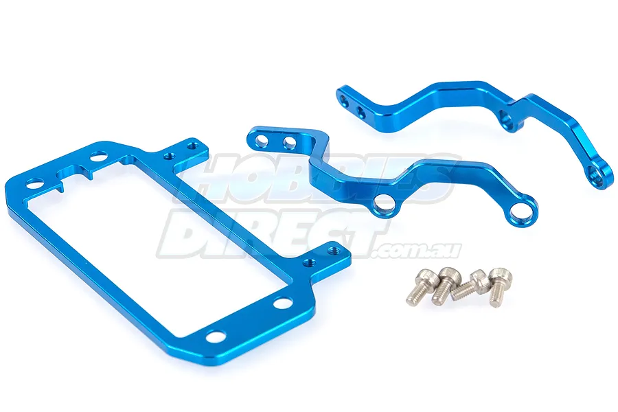 Rovan Blue Aluminium Throttle Servo Chassis Brace image 23637
