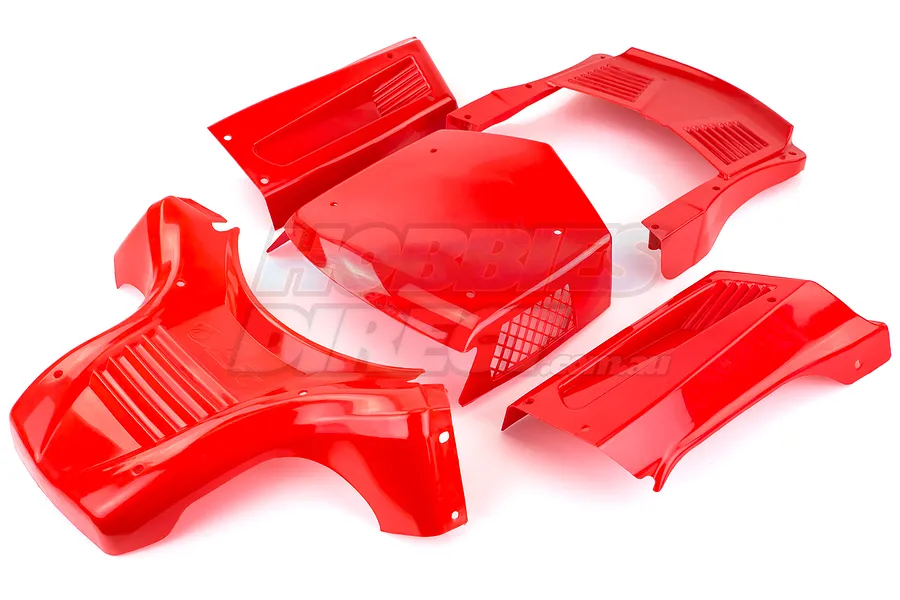 Rovan 5IVE-T Red Complete Injection Molded Panel Body Shell Set image 23647